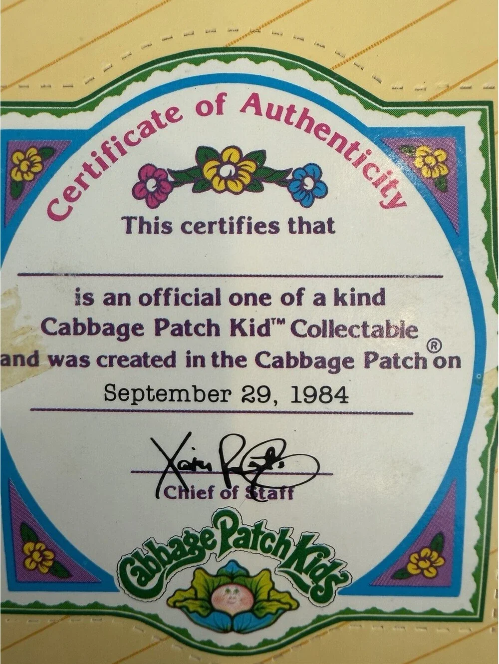 Cabbage Patch Kids product vintage